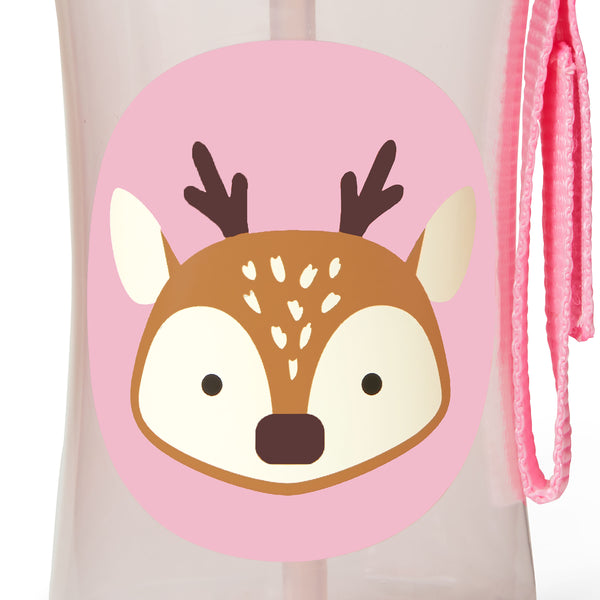 Skip Hop Drink Bottle - Deer Winter Straw Bottle.  Great Discount.