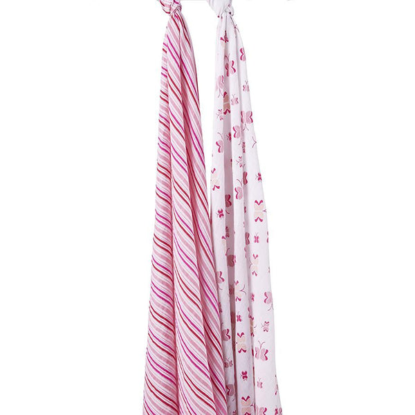 Aden Anais Swaddle Princess Posie Butterfly Wraps. 