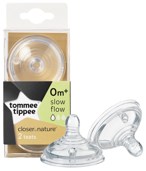 Tommee Tippee HK Sale CTN Teat-Slow Flow Twin Pack