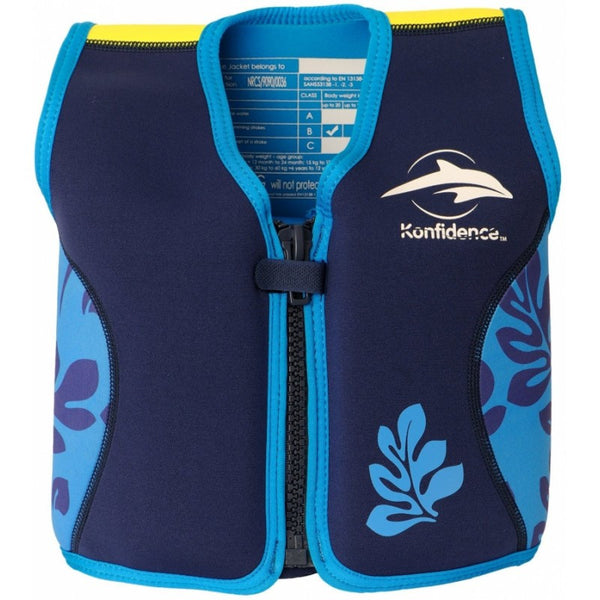 Konfidence Jacket Navy & Blue Palm for 6-7 years