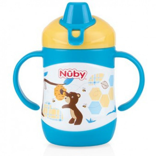 Nuby HK No-Spill Clik-it Stainless Steel Insulated Bottle