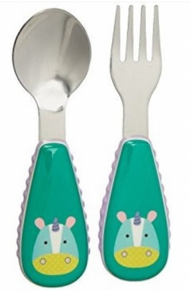 Skip Hop Zootensils Fork Spoon.  Ready in stocks.  12% discount.