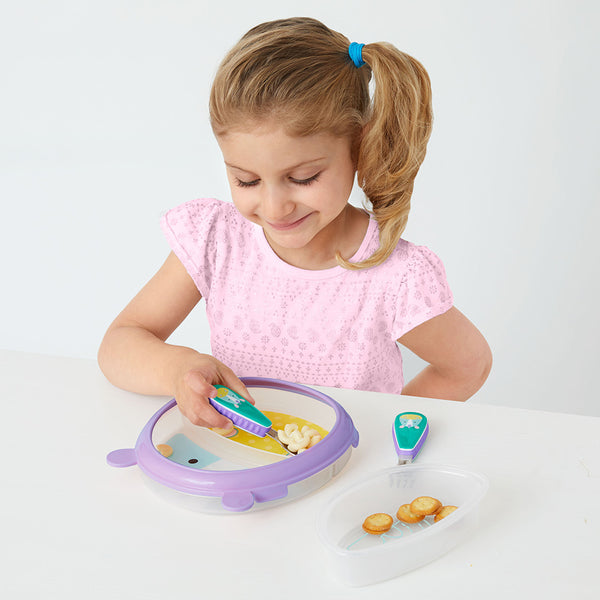 Skip Hop Plate - Zoo Smart Serve Plate & Bowl Unicorn Theme