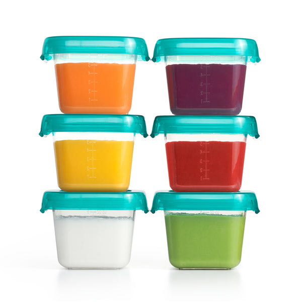 Oxo HK Sale Oxo Tot Baby Blocks Freezer Storage 6 Oz Teal