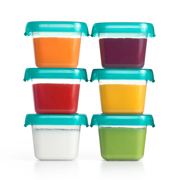 Oxo HK Sale Oxo Tot Baby Blocks Freezer Storage 6 Oz Teal